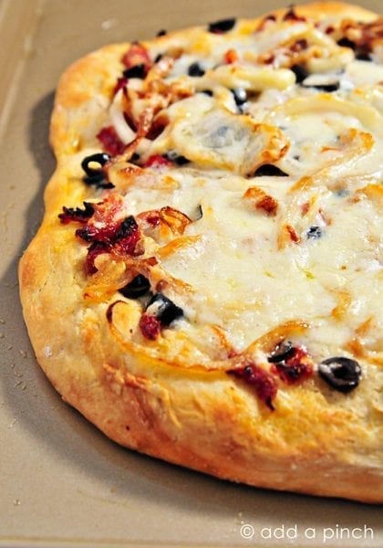 Sundried Tomato and Black Olive Pizza