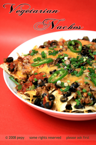 Vegetarian Nachos, a recipe of Mexico » Indonesia Eats