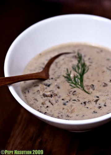 Cream of Mushroom and Dill Soup 2